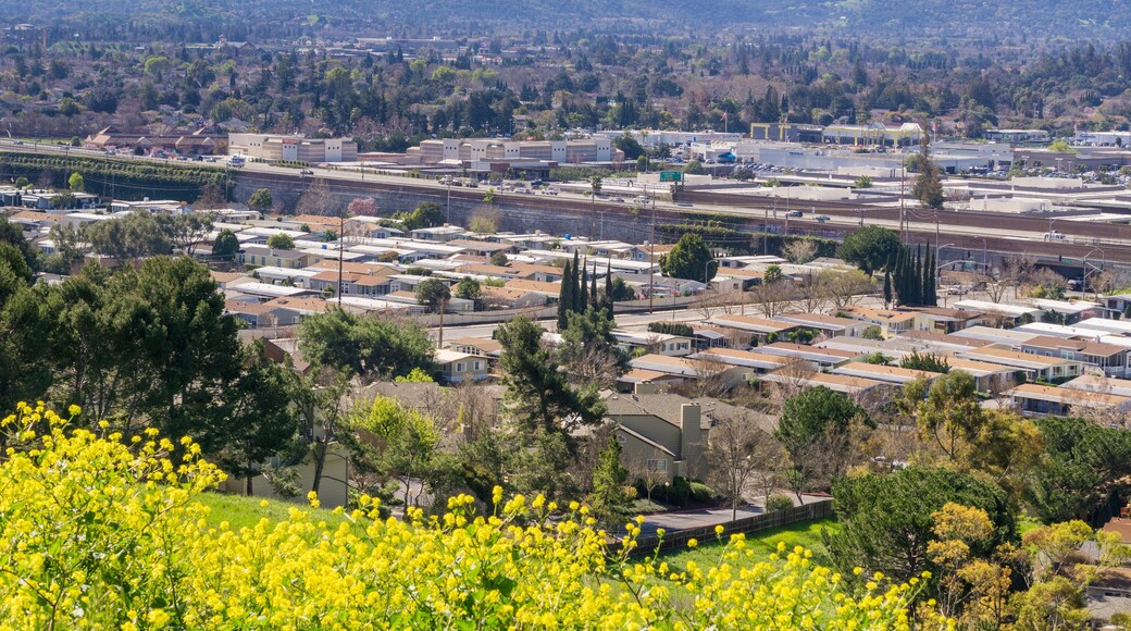 View towards Guadalupe Freeway from Communications Hill, San Jose, California