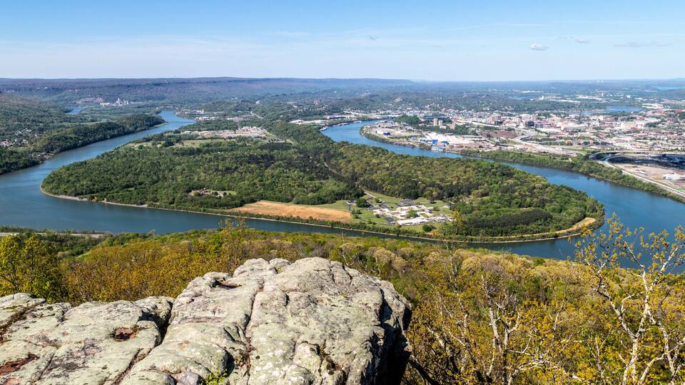Downtown Chattanooga from Lookout Mountain