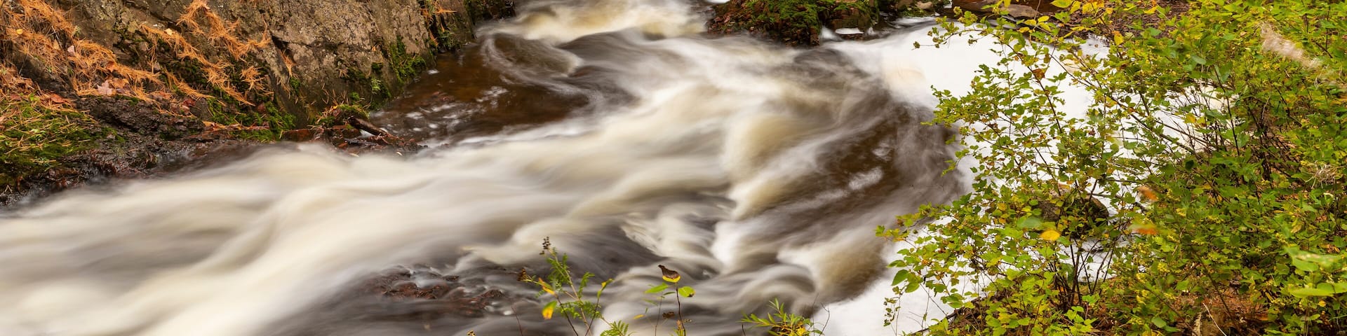 Tischer Creek Waterfall In Autumn