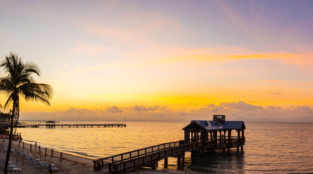 Wooden Pavilion on Hidden Beach, Key West Florida, USA