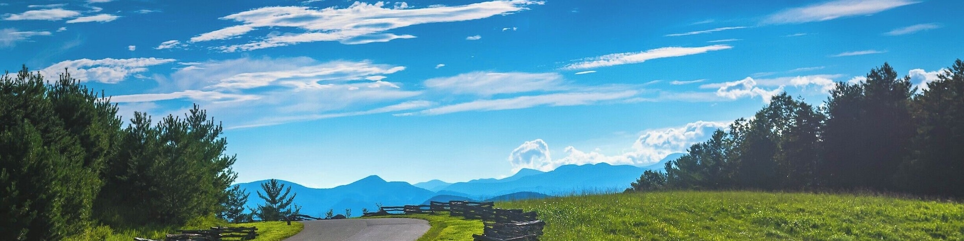 Beautiful driveway of Camp Lake James