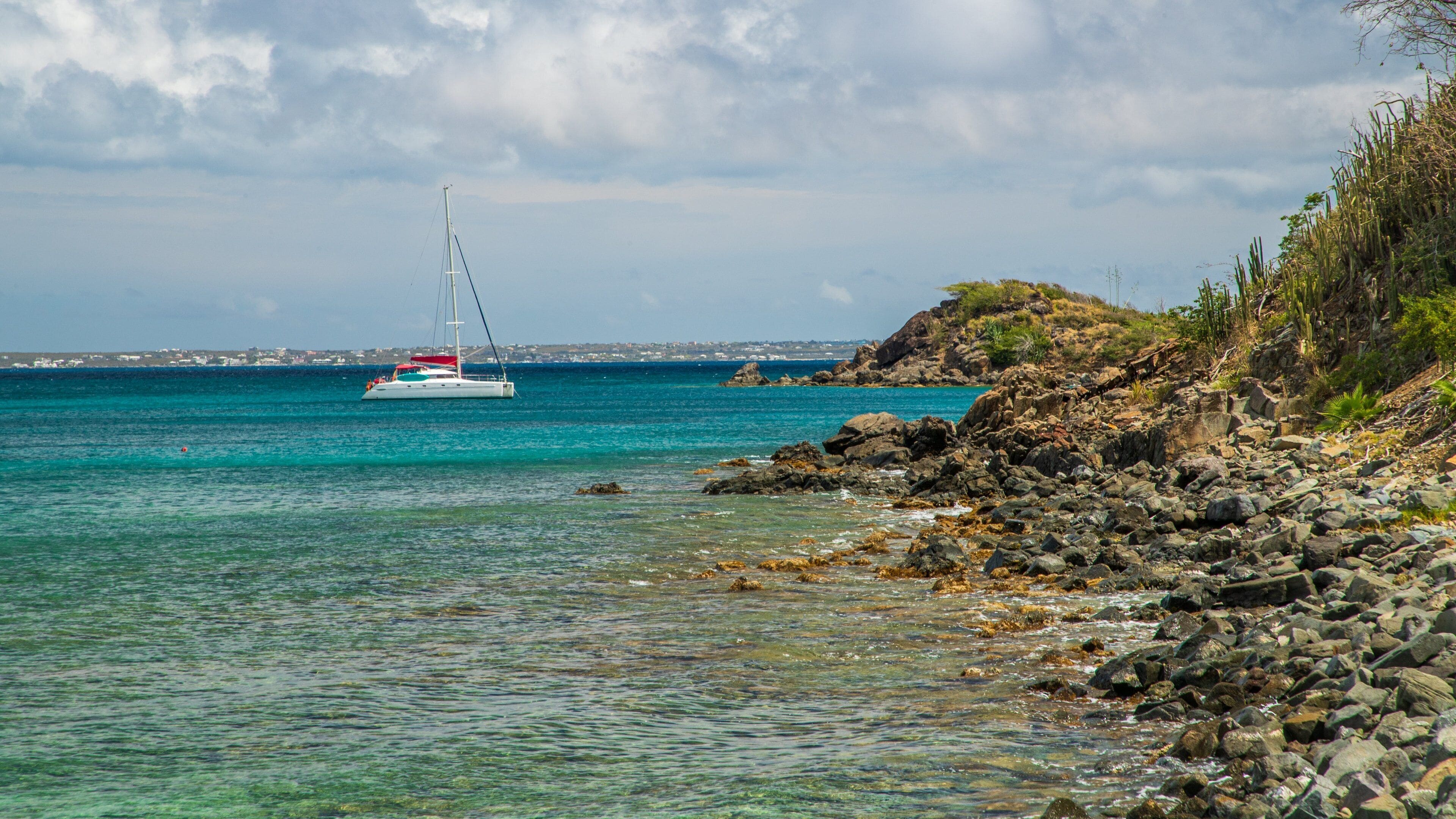 Friars\' Bay Beach featuring general coastal views and rocky coastline