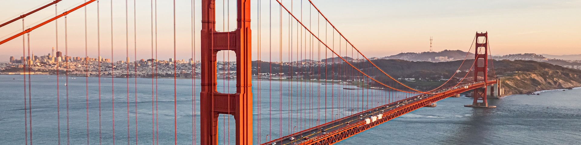 Golden Gate Bridge With Sail Boat