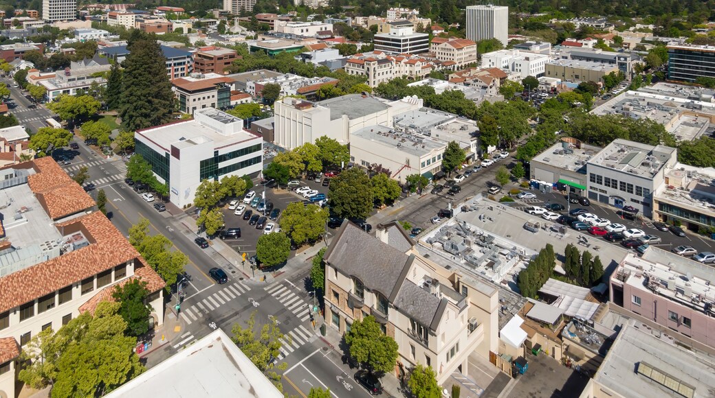 Downtown, Palo Alto in Silicon Valley,, California, United States of America.