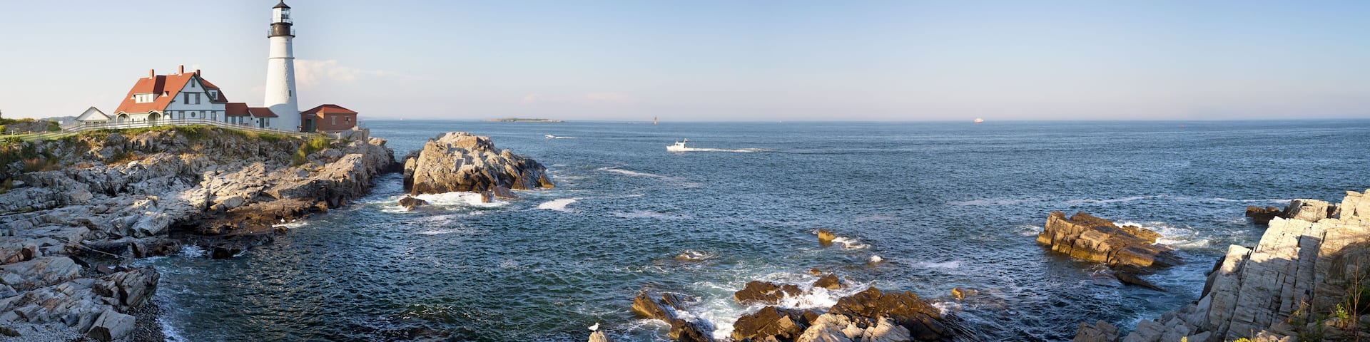 Portland Head Lighthouse panorama