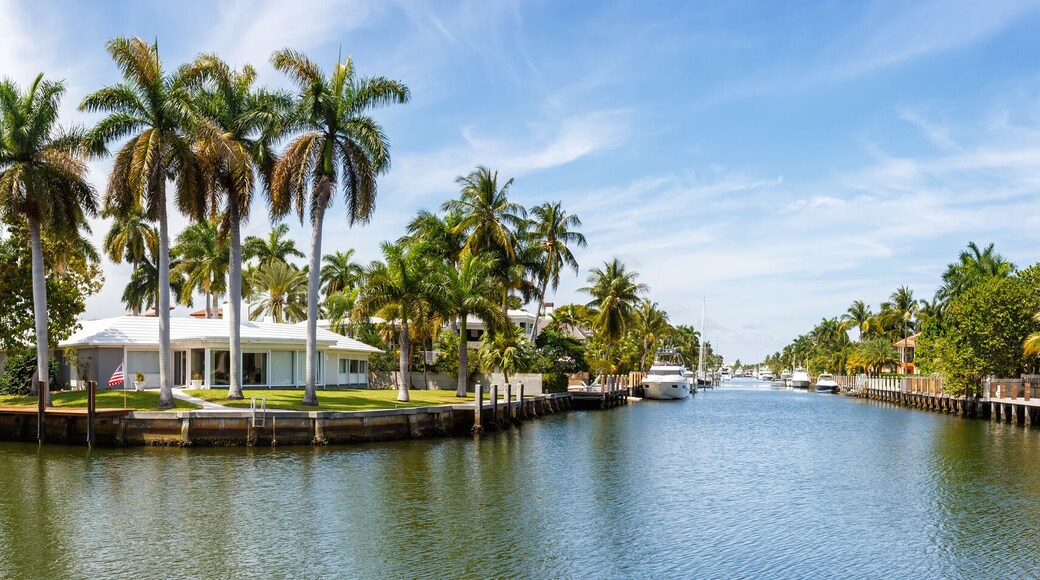 Fort Lauderdale Florida Las Olas downtown panorama panoramic view city marina boats