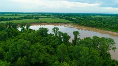 Brazos River Aerial Texas River Forest