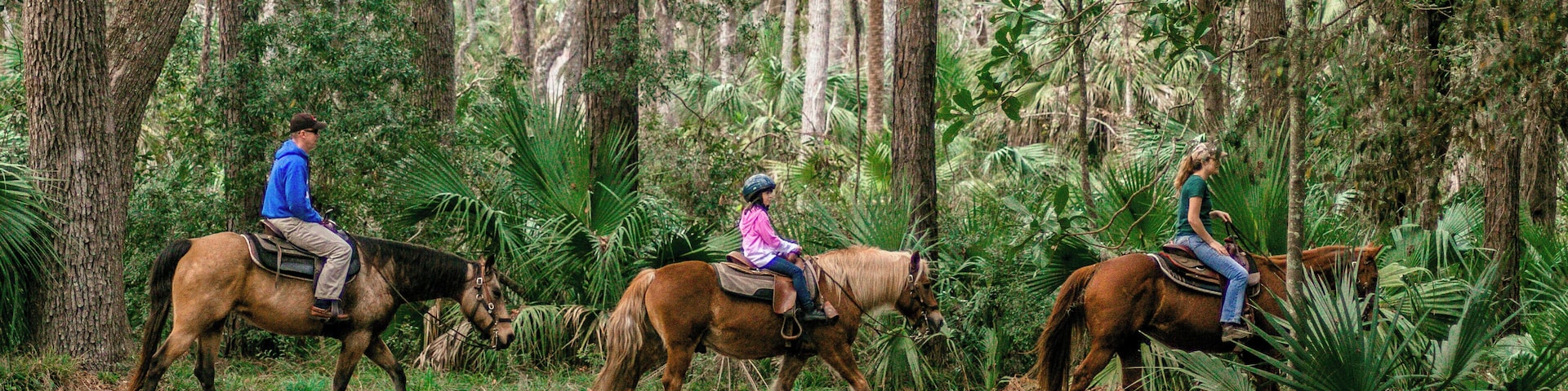 Horseback riding is available in the Sea Pines Resort on Hilton Head Island