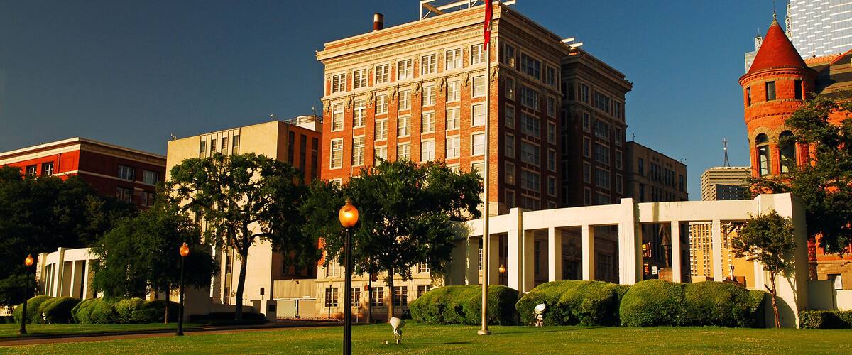 Dealey Plaza in Dallas Texas