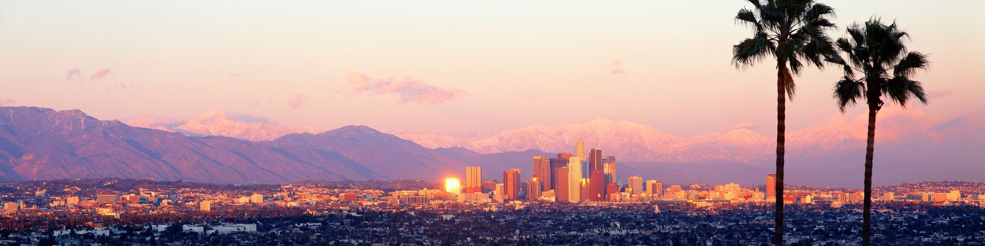 Downtown Los Angeles, Sunset, California