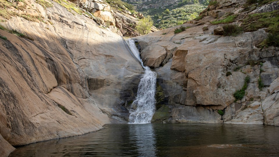 Pool of 3 Sisters Falls in Cleveland National Forrest California