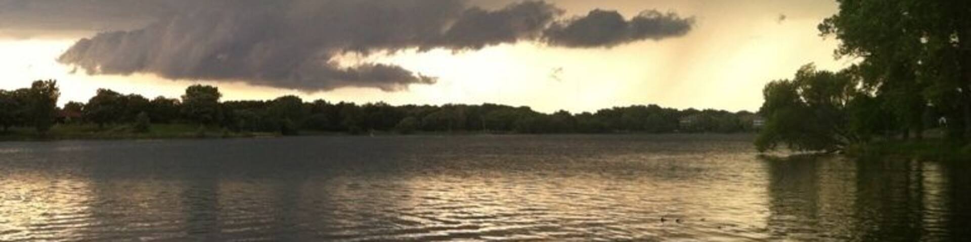 Summer storm over Lake Phalen