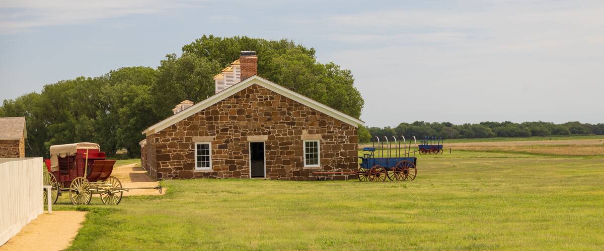Buildings at Fort Larned National Historic Site, Kansas