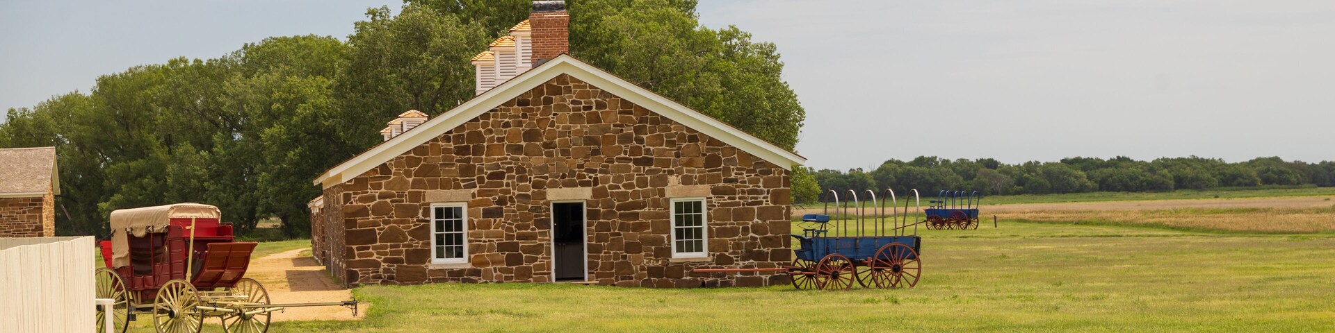 Buildings at Fort Larned National Historic Site, Kansas