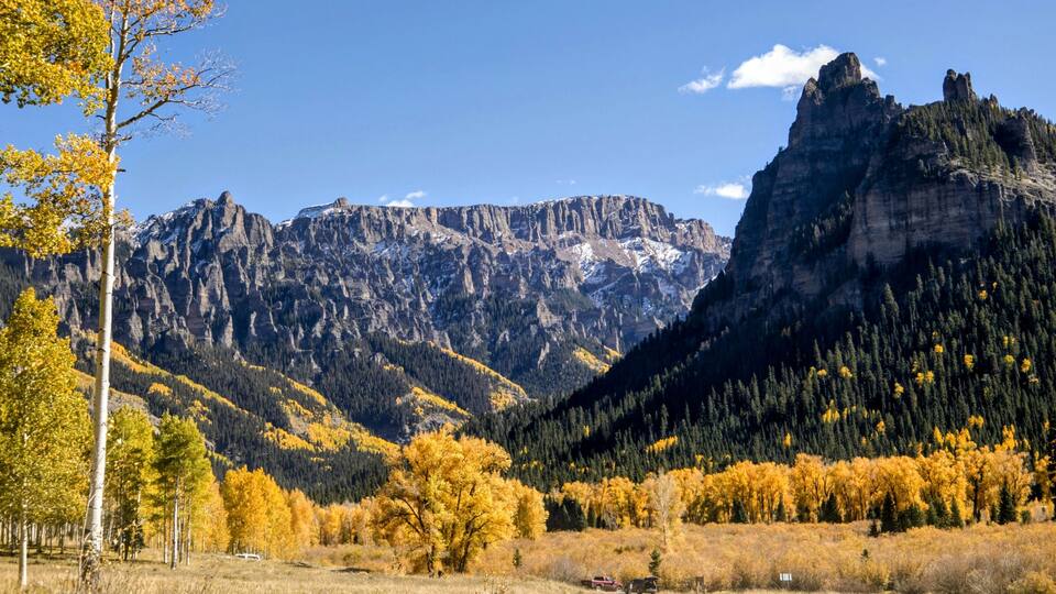 autumn landscape in mountains