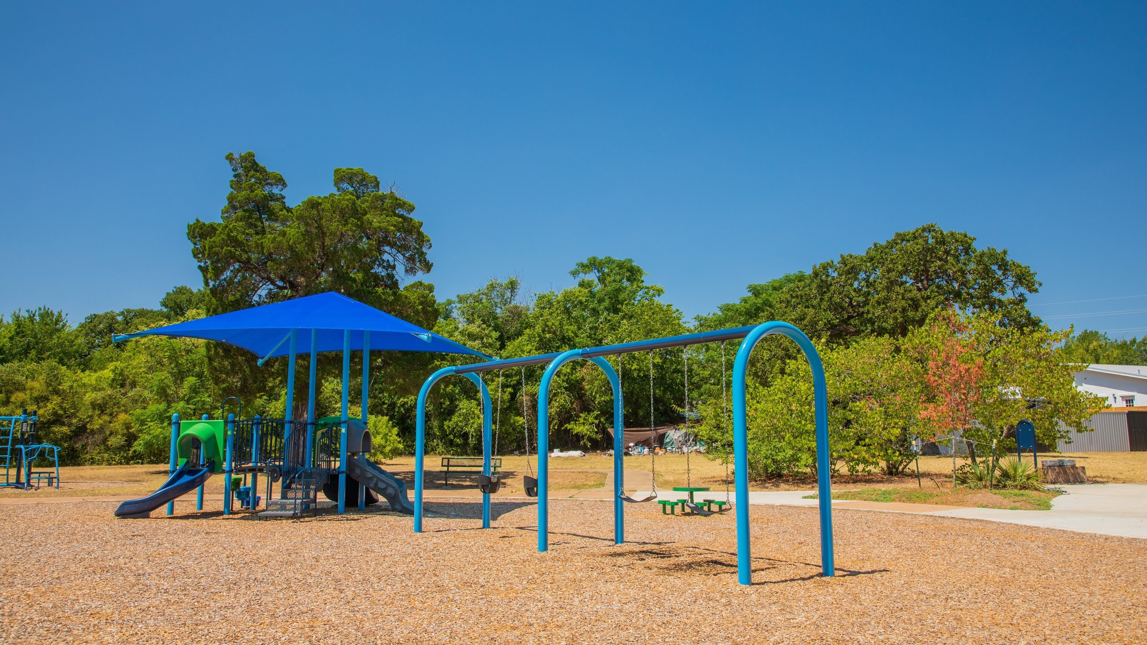 MLK featuring a playground