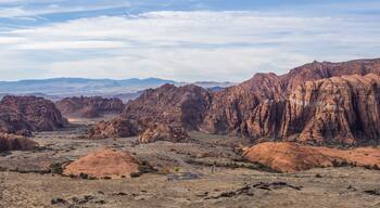 Panoramic view of Snow Canyon in St. George area