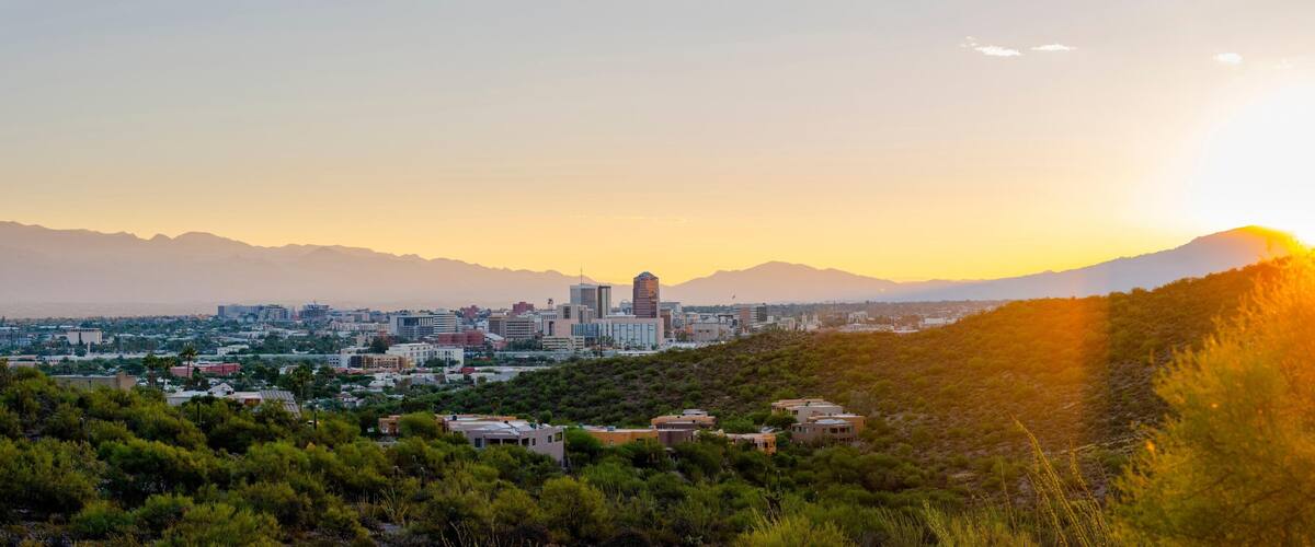 Aerial View of Tucson, Arizona: Captivating 4K Skyline