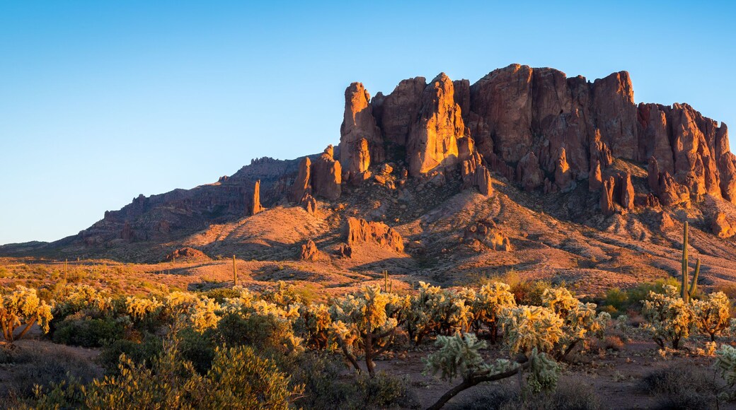 Superstition Mountains in Arizona