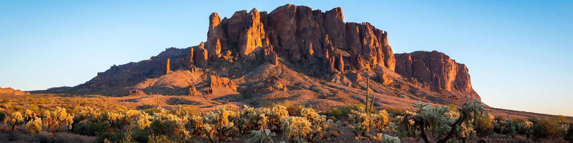 Superstition Mountains in Arizona