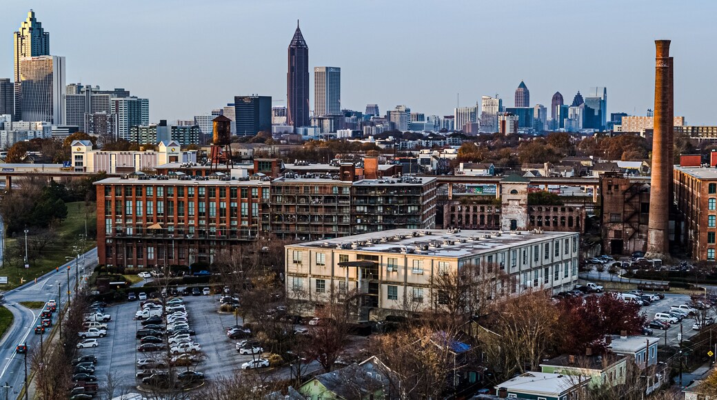 Cabbagetown Atlanta , Neighborhood, GA - Aerial View (2020)