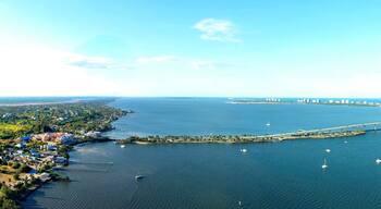 Jensen Beach Causeway, Beautiful panorama of the Jensen Beach Causeway and the intercoastal.