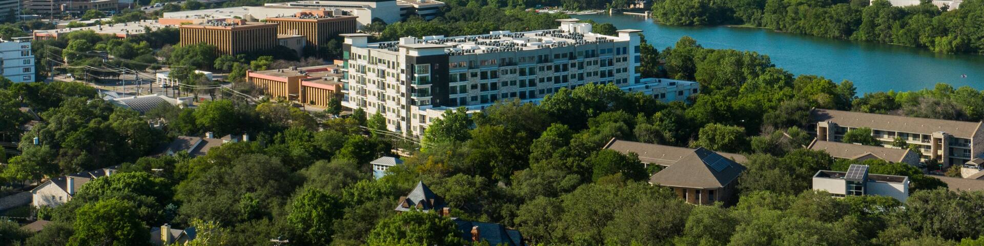 Travis Heights featuring landscape views and a city