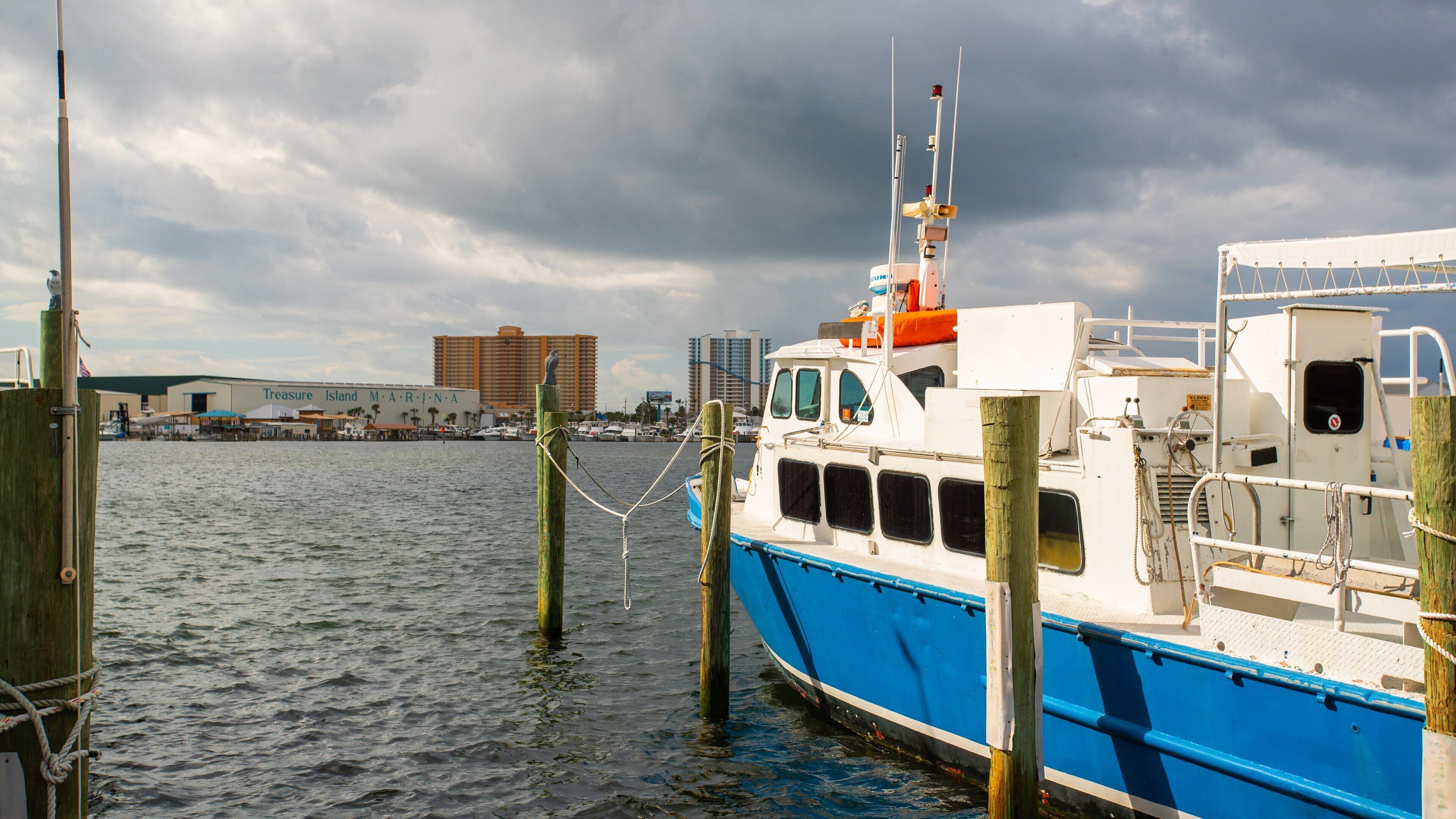 Port Lagoon showing a bay or harbor