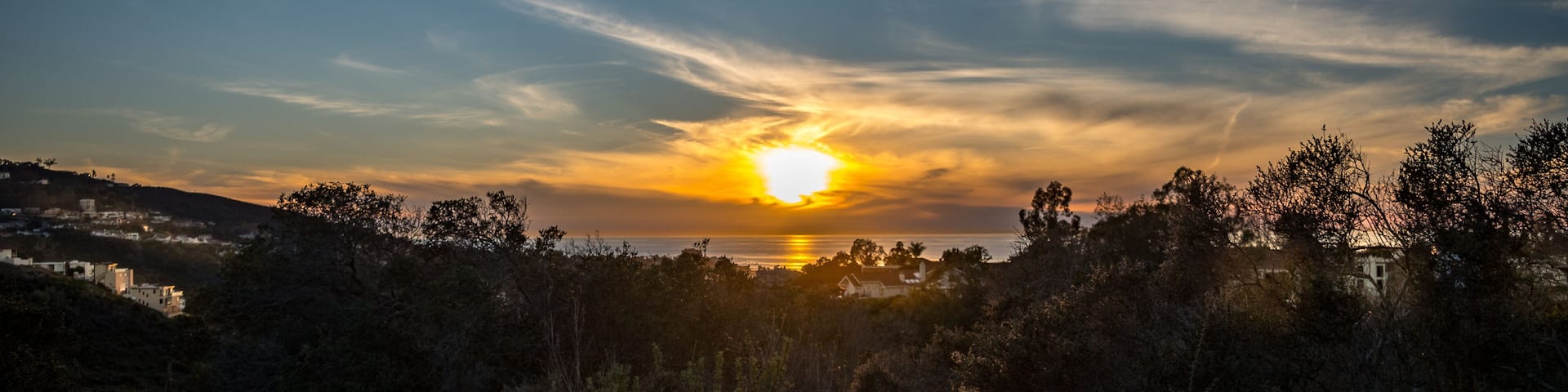 Sunset over La Jolla Heights