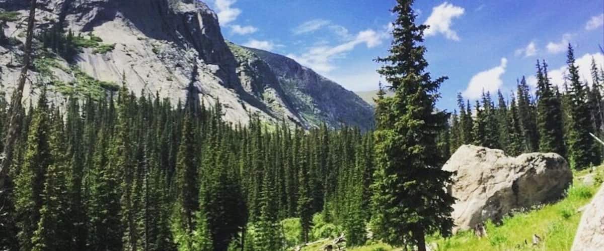 Trail to Chicago Lakes in Arapahoe Wilderness area outside of Idaho Springs #hiking #rockies #colorado #backpacking