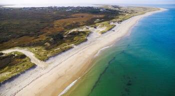 Aerial view of beach, Nantucket, Massachusetts, USA