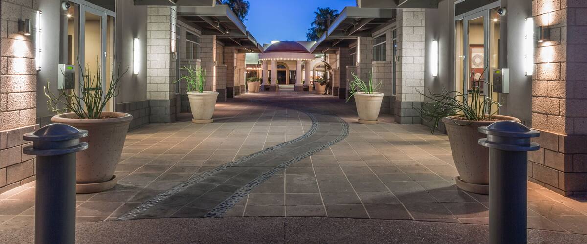 Downtown Scottsdale Arizona in the Old Town District.