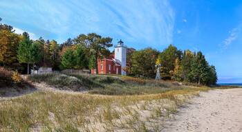 40 Mile Point Lighthouse on Lake Huron