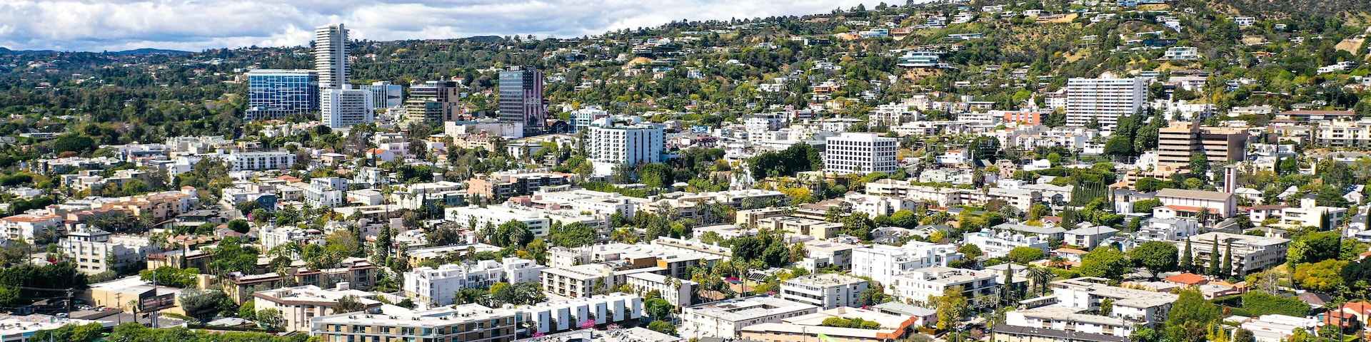 Aerial Photography of West Hollywood, Los Angeles, California