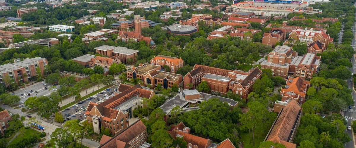 Drone photo University of Florida Gainesville
