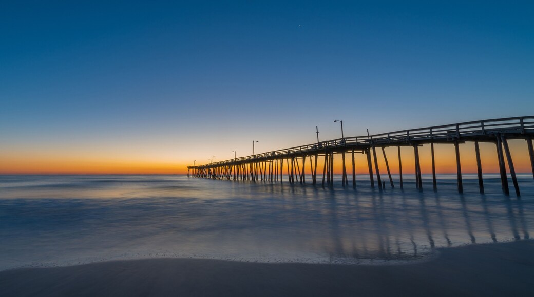 Nags Head Pier Panorama at Sunrise