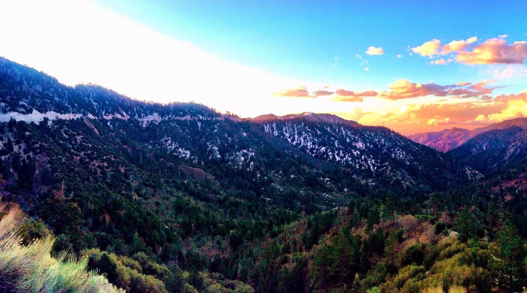 Breathtaking sunset at Big Bear Resort CA