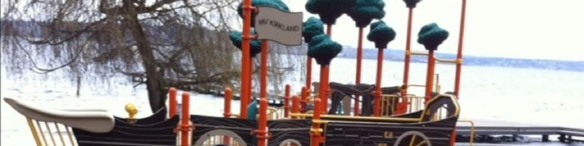 Fun big toy at Houghton Beach Park