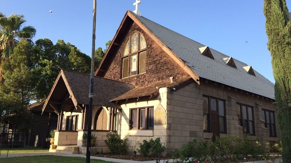The oldest church in Yuma Arizona not far from Main Street