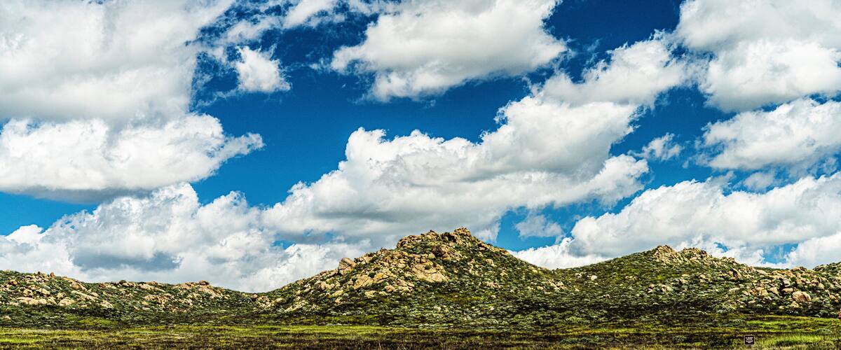 Hills and Mountains in Lake Perris State Recreation Area in Moreno Valley California