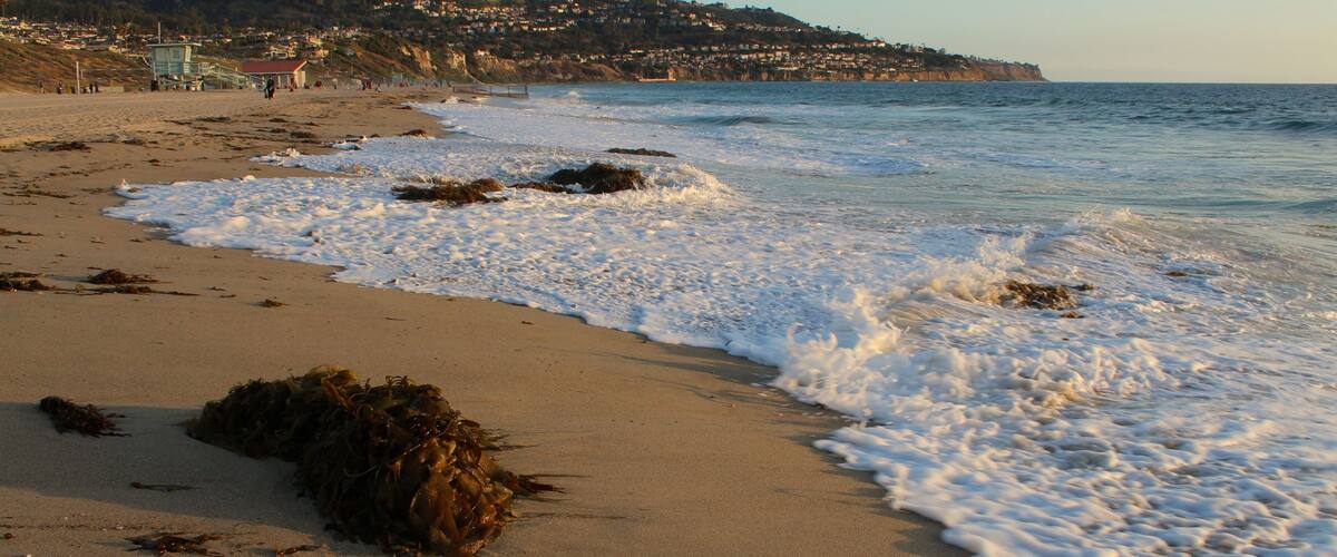 The Shoreline of Torrance State Beach, Los Angeles County, California