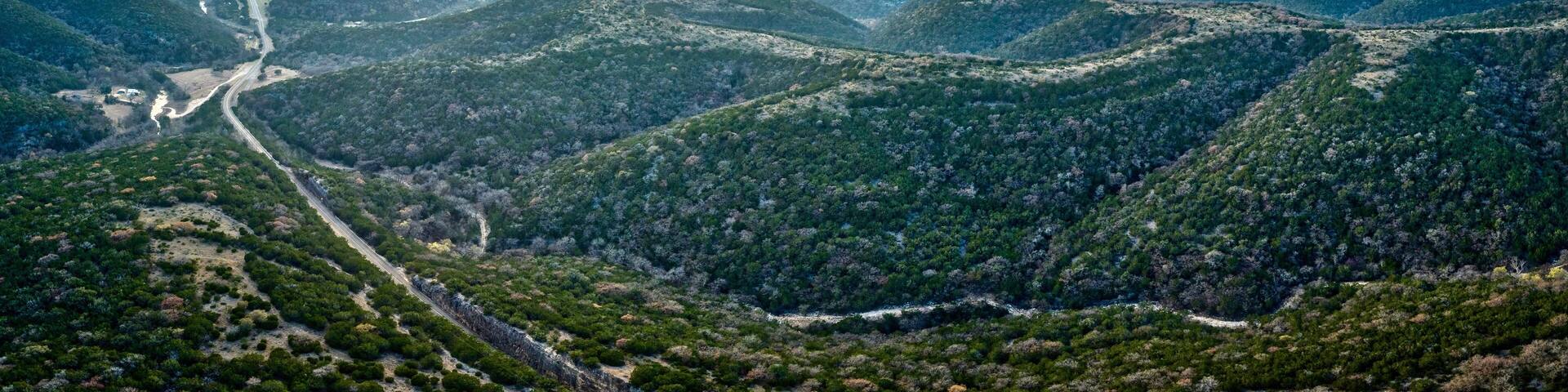 Texas Hill Country Aerial View