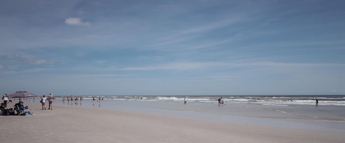 New Smyrna Beach Florida east coast Stock photo Royalty free