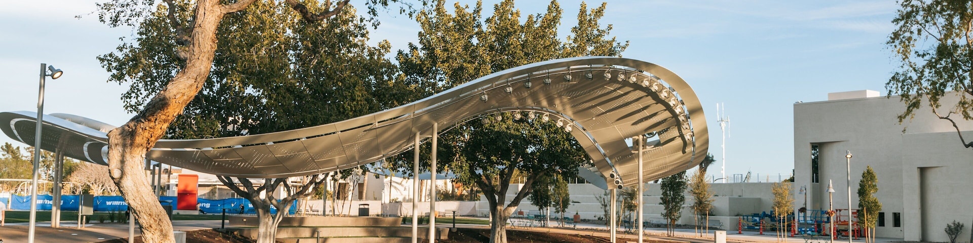 Civic Center Mall featuring a park