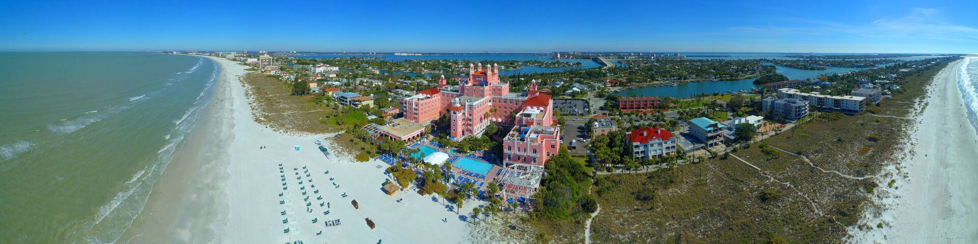 Aerial image of The Don CeSar St Pete Beach FL
