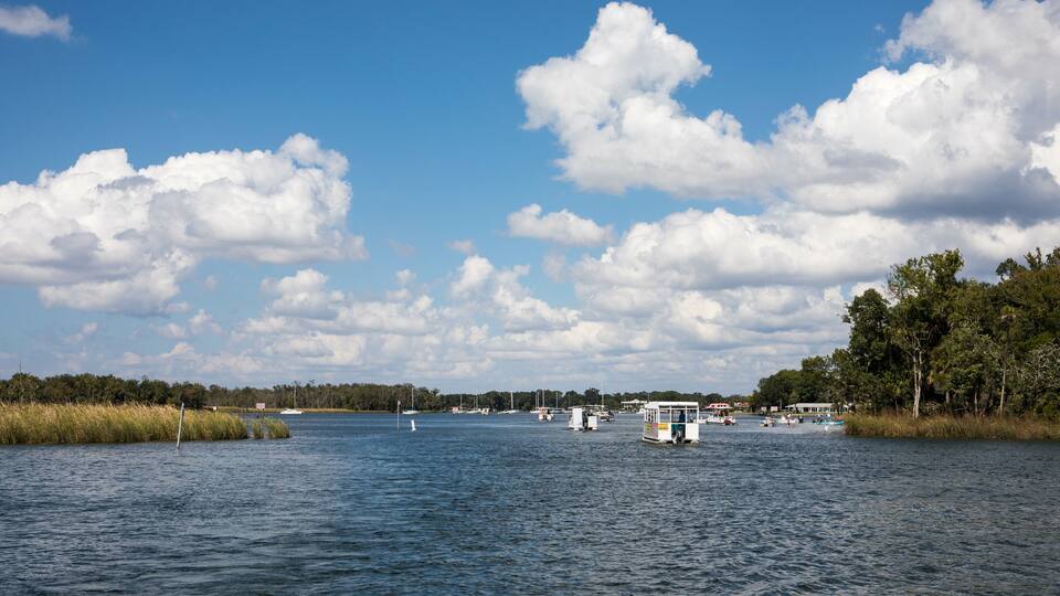 Crystal River is a coastal city in western Florida. Kings Bay, which is fed by springs, is home to the Crystal River National Wildlife Refuge, sheltering manatees year-round.