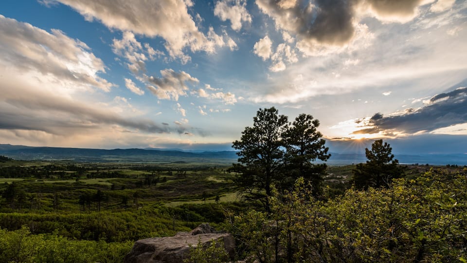 Dusk at Castle Pines