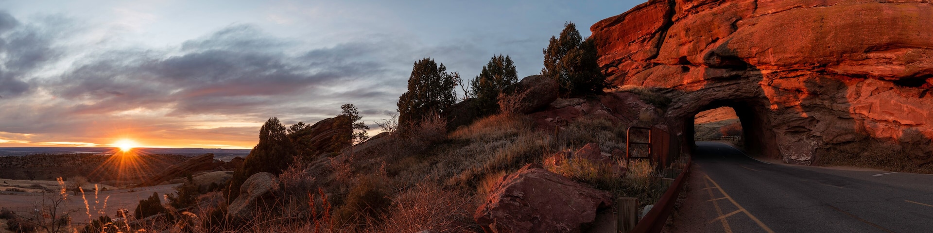 On the way to Red Rocks Amphitheater, near Denver Colorado