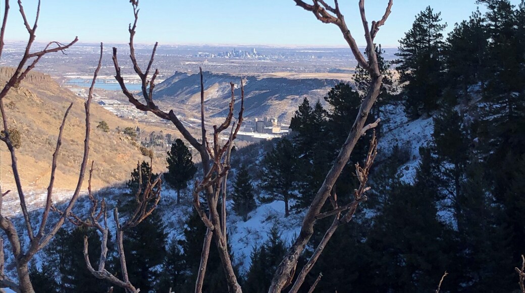 Great hike. Spikes and walking poles were very handy today on the snow packed trail.