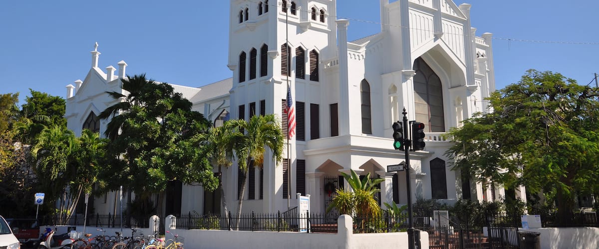 St Paul's Episcopal Church, Key West, Florida, USA.